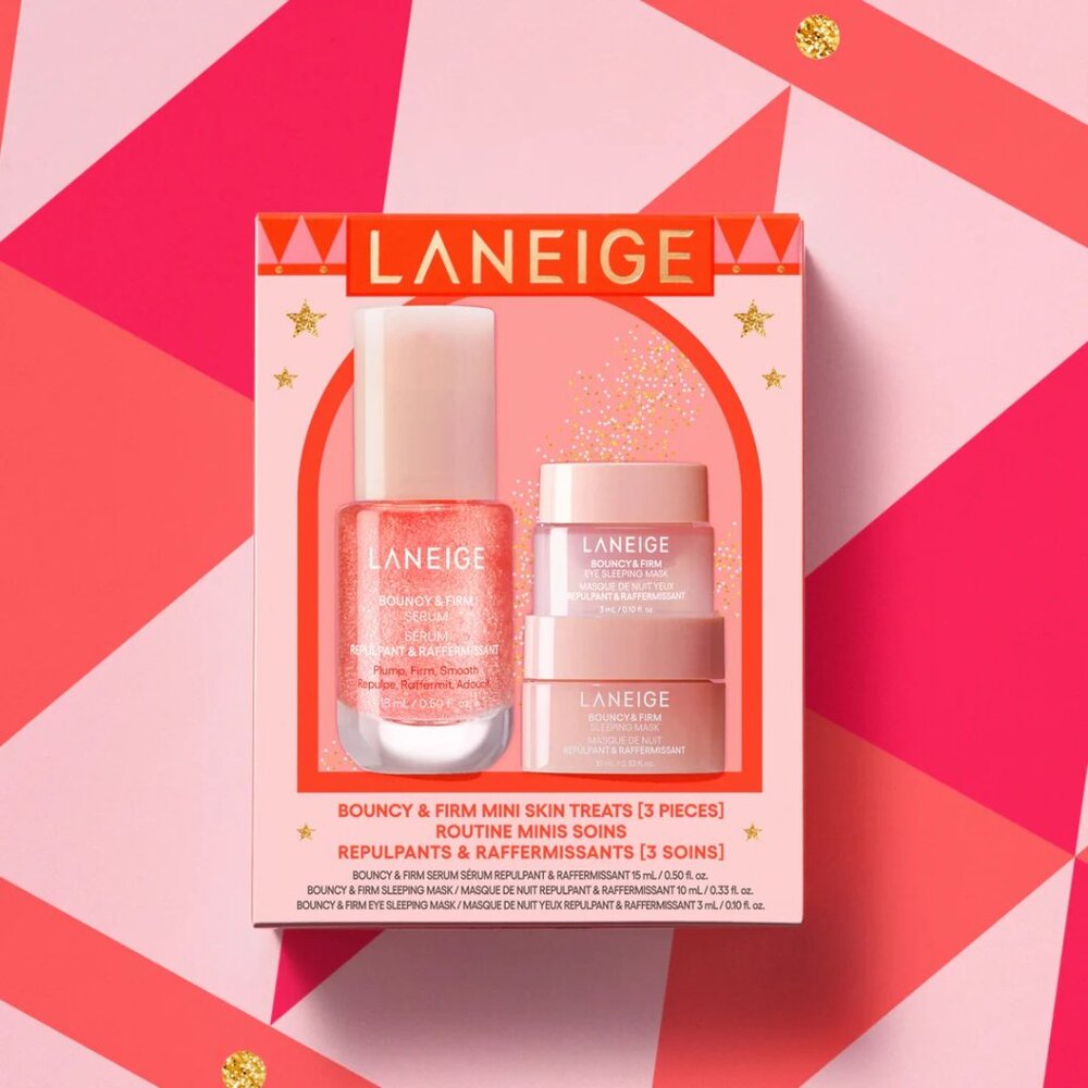 LANEIGE Bouncy & Firm Mini Skin Treats brand new